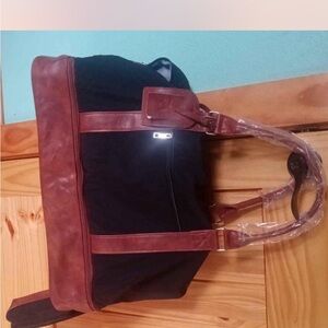 Stylish Black and Brown travel  Bag
